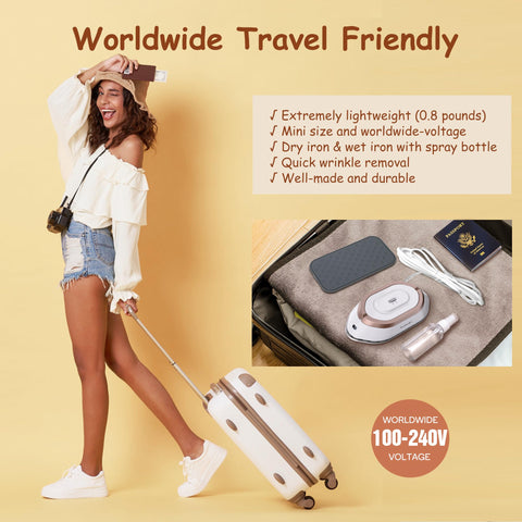 Newbealer compact design mini iron for travel and on-the-go styling