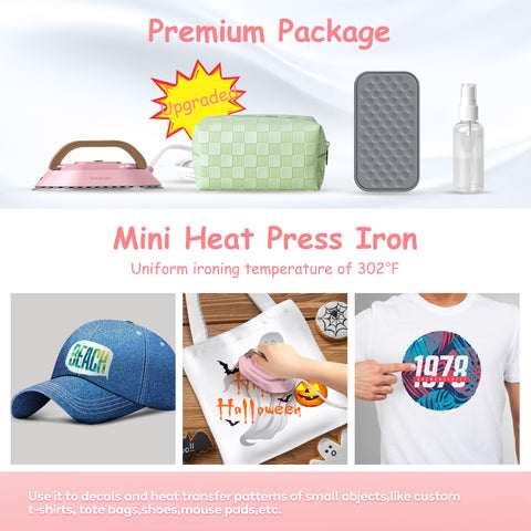 Newbealer iron suited for cruises and dorm rooms with limited space