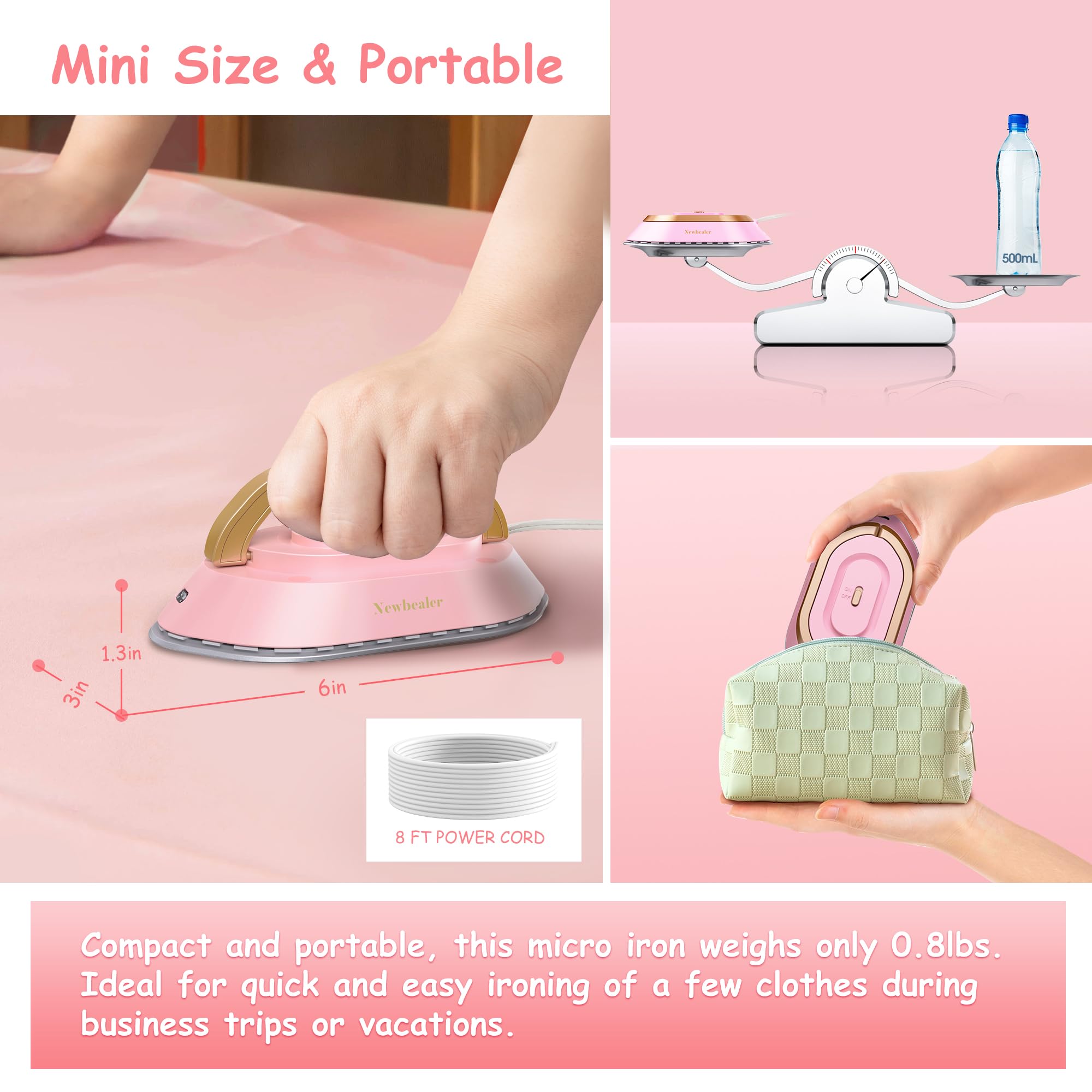Newbealer silicone stand stabilizes the iron during use