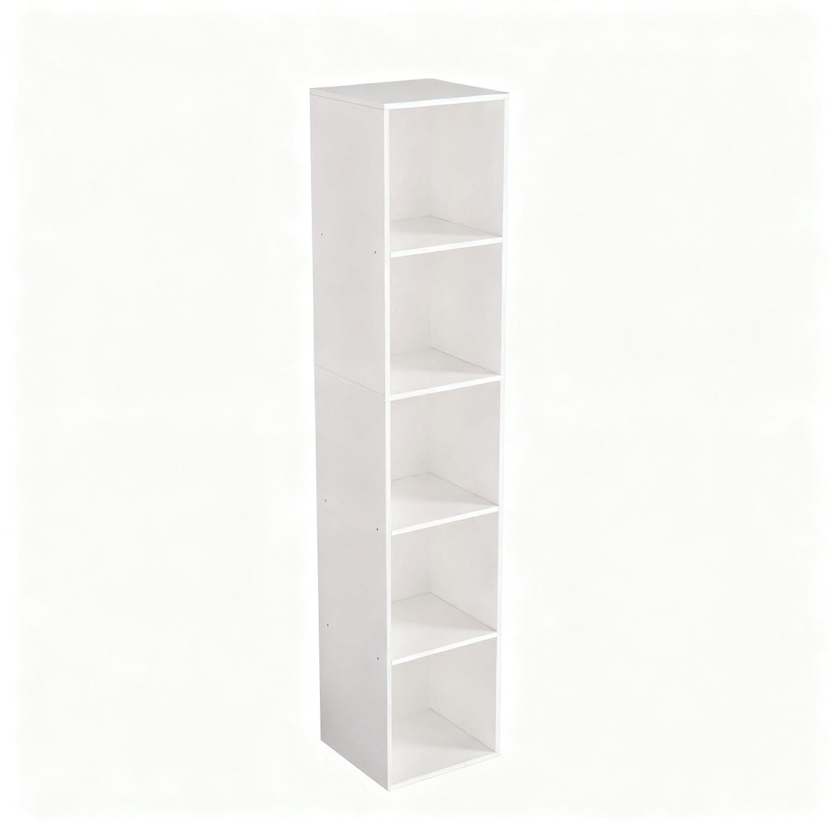 NewBeth Cube Bookshelf with a 5-cube layout for organized storage.