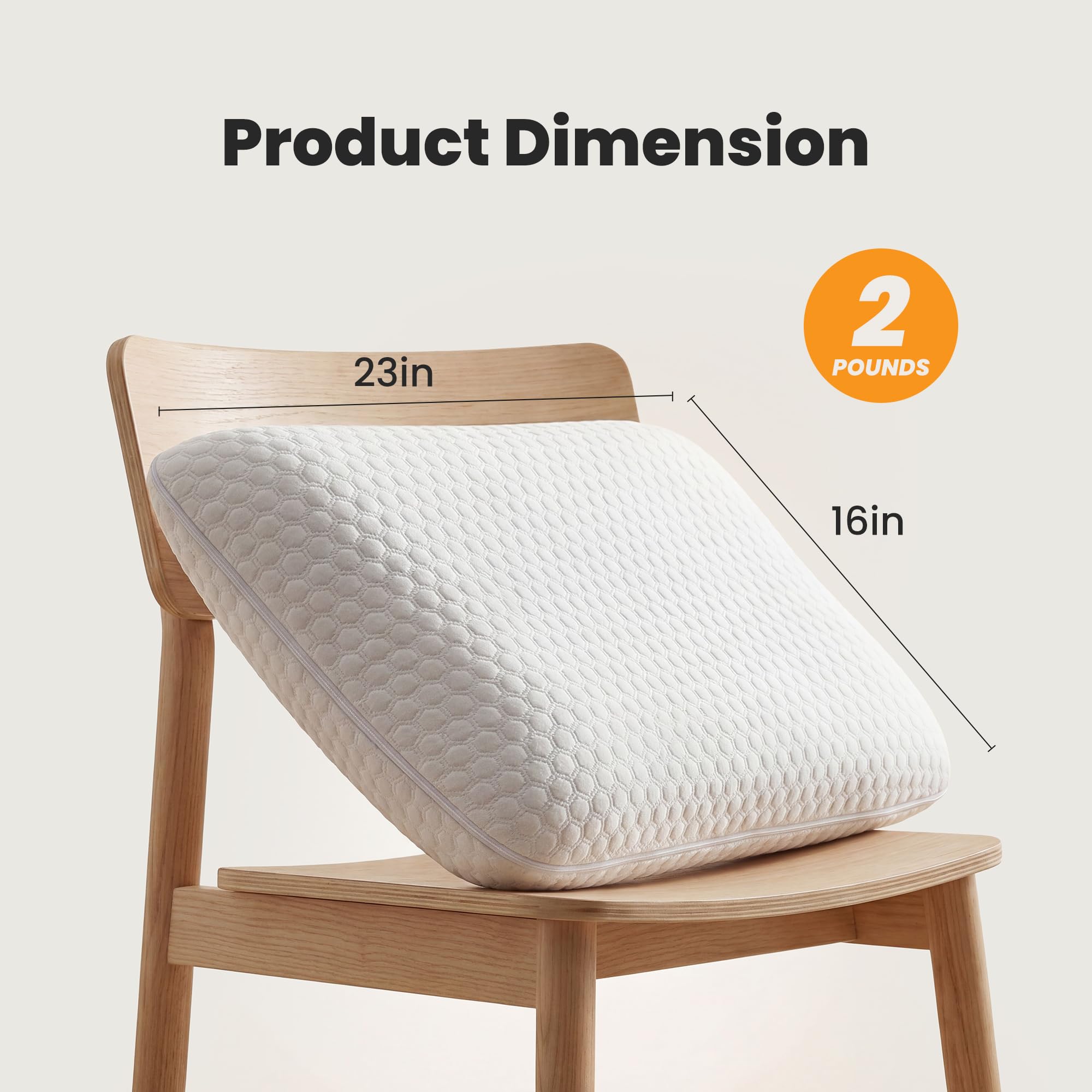 Newbulig contoured foam neck support demonstrates ergonomic alignment for sleepers.