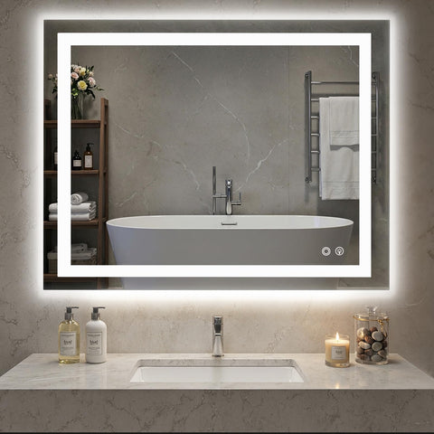 NEWBULIG Smart Anti-Fog Mirror front light for precise grooming and clear reflection