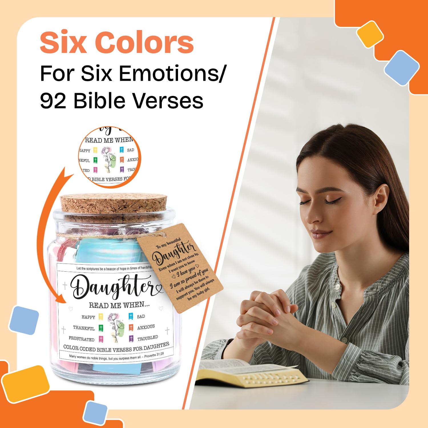 NewEleven color-coded verses 92 for guided encouragement throughout the day