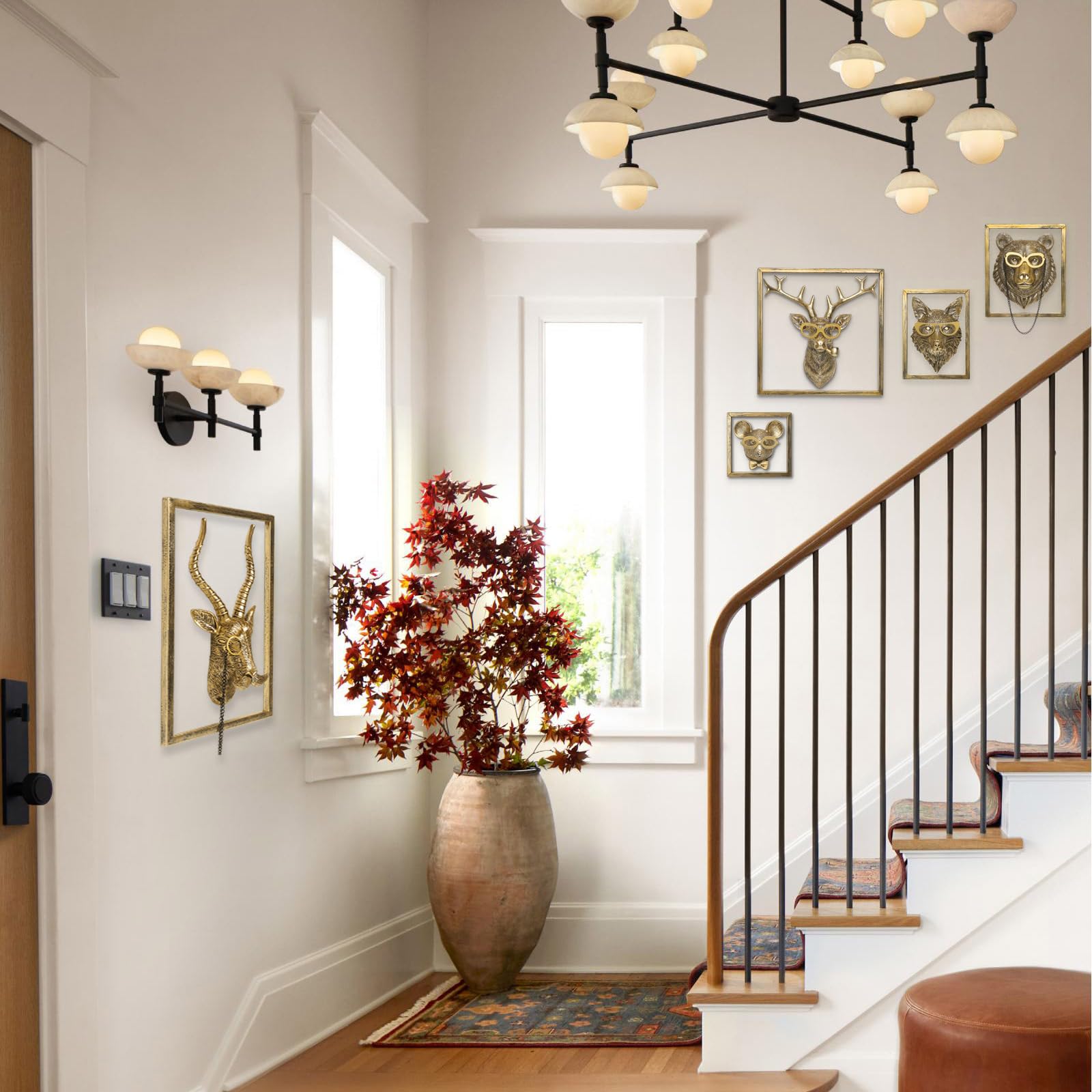 Newinhome gold boar head wall decor offers unique collector appeal for living spaces