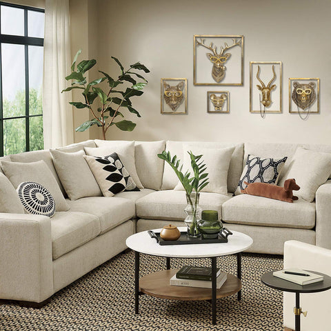 Newinhome gold zebra head wall decor stands out in dining or entryways