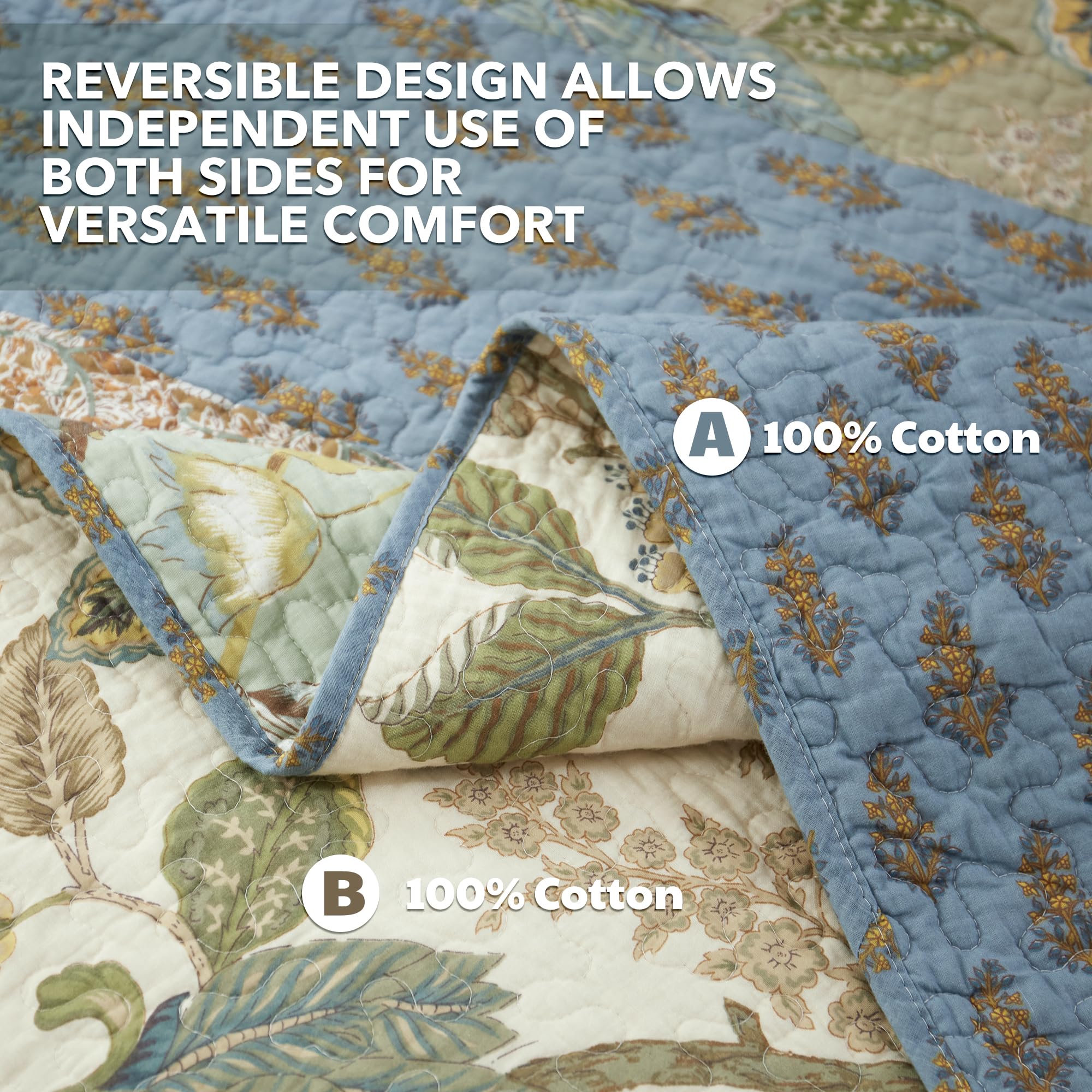 NEWLAKE quilt features double stitched quilting to keep filling evenly distributed