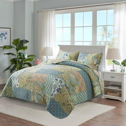 NEWLAKE patchwork design enhances bedrooms, guest rooms, and vacation homes