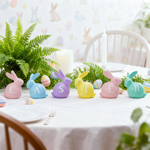 Newman House Studio compact Easter bunnies save space on counters.