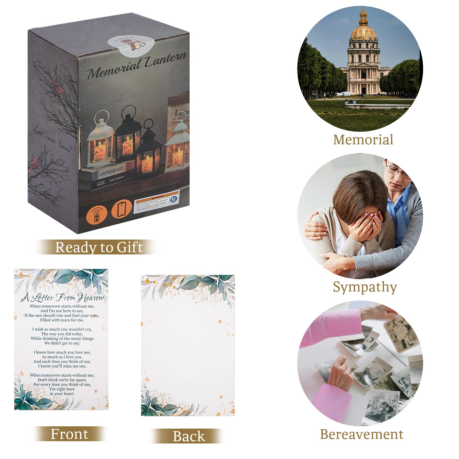 Newoh Sympathy Lantern cordless design using a battery compartment for placement flexibility.