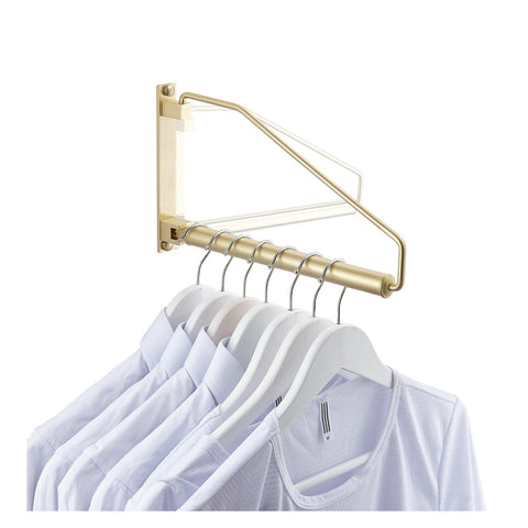 Multi-use hanger holds hats, bags, and jewelry to reduce clutter.