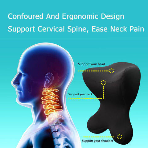 Newsty removable cover neck pillow allows easy cleaning and freshness.