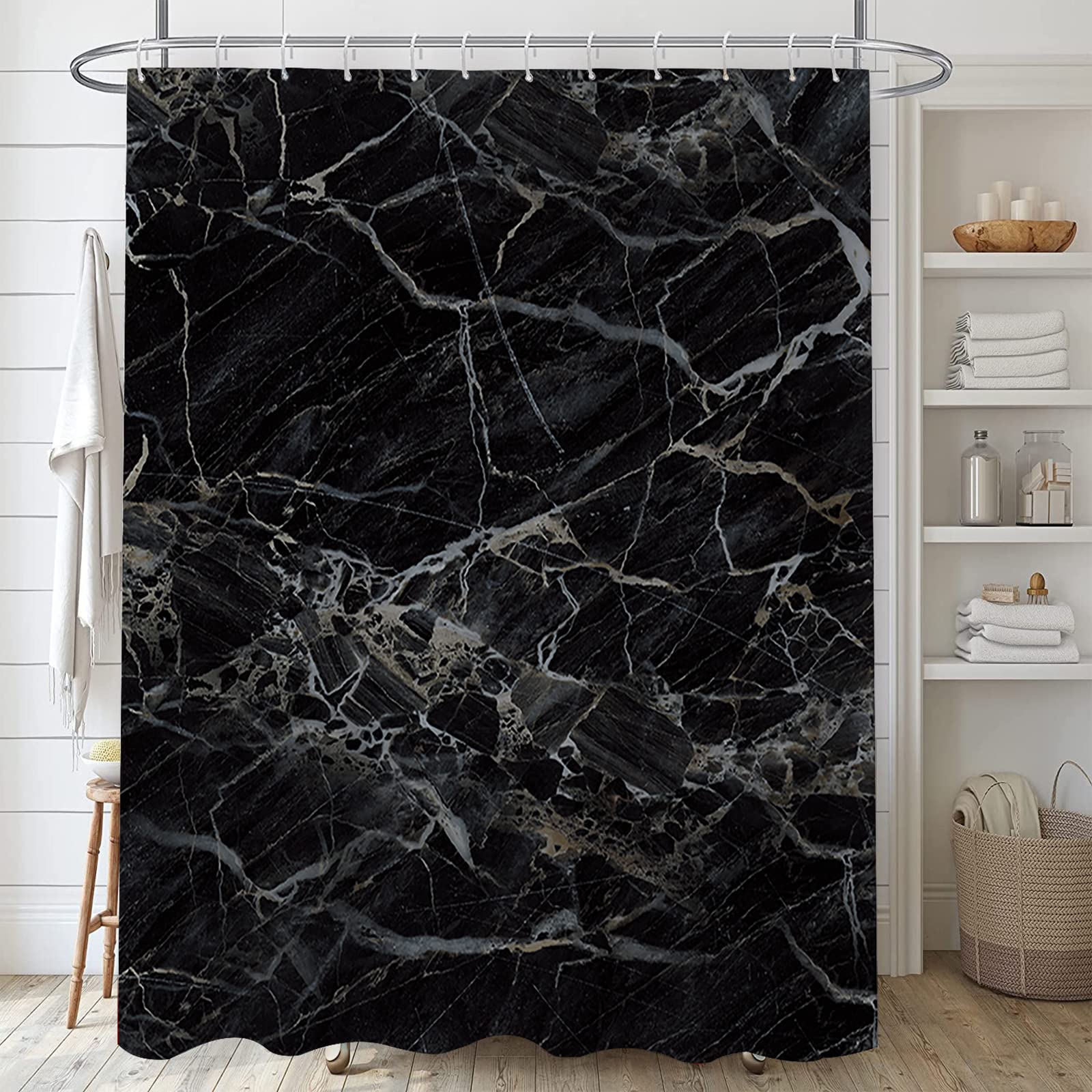 NEWSUYAA bathroom decor ensemble elevates space with elegant, practical accessories.