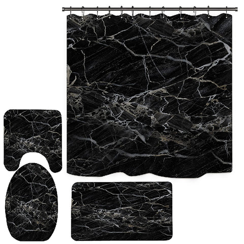NEWSUYAA marble bathroom set shown together for a cohesive modern bath look.