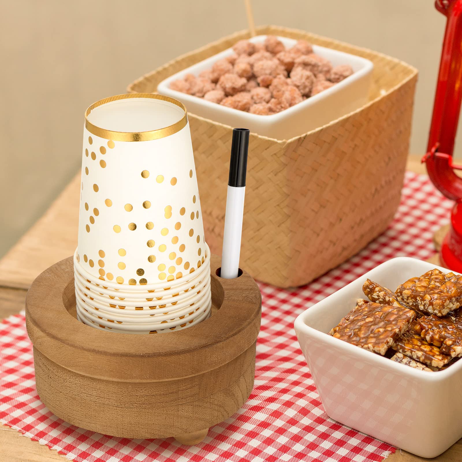 Newtay classic style cup holder adds elegant decor to any party.