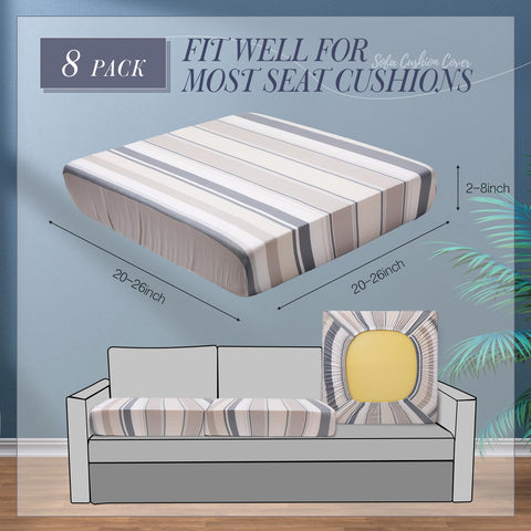 Newwiee outdoor cushion cover striped design enhances style and protection