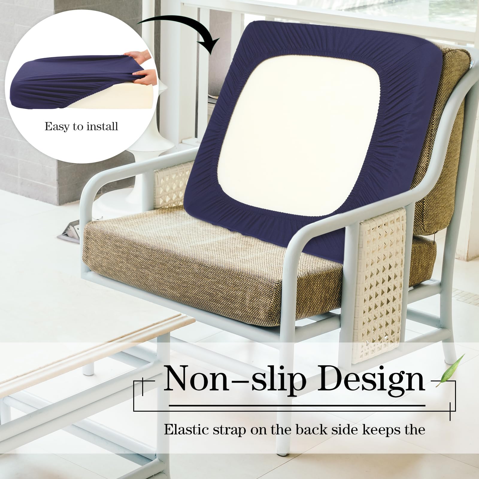 Newwiee pet-friendly cushion protector helps keep cushions clean during daily use