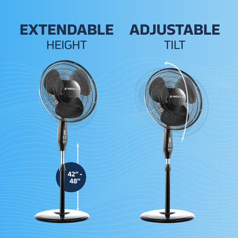 NEXAIR no-tool assembly makes setup quick and portable.
