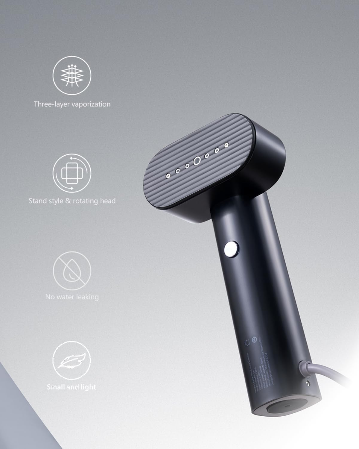 Nexdoo G6 Steamer compact design ready for on-the-go use.