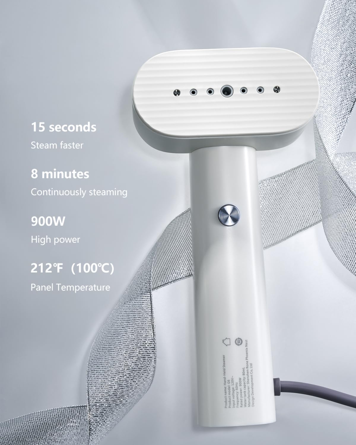Nexdoo G6 steamer heats in 15 seconds for fast wrinkle removal