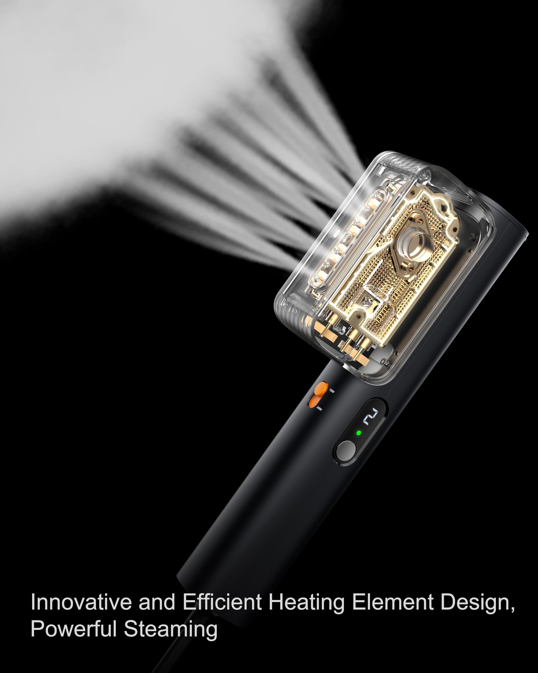 Nexdoo G7 6-foot cord provides convenient reach at home or hotel.