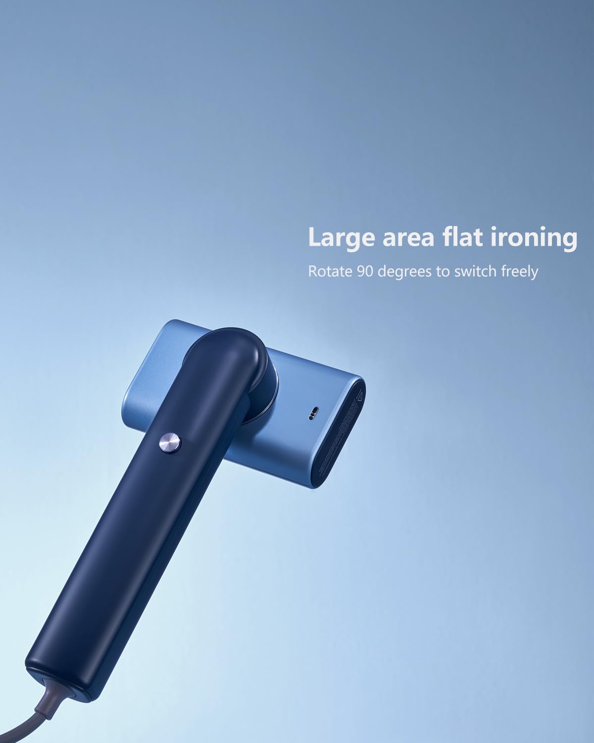 Nexdoo G9 dual-use design for hanging and flat ironing on various fabrics.