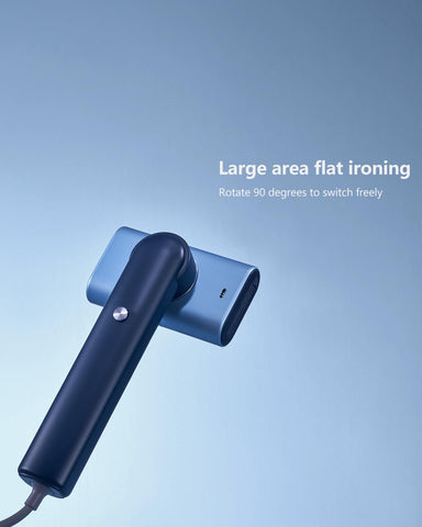 Nexdoo G9 dual-use design for hanging and flat ironing on various fabrics.