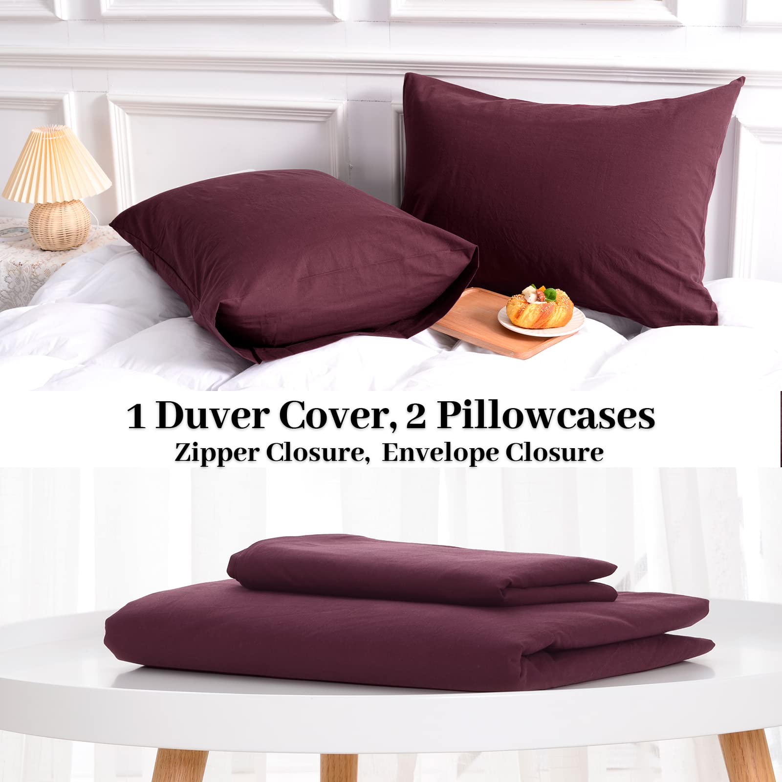 NEXHOME PRO 100% washed cotton fabric is breathable and soft after washing