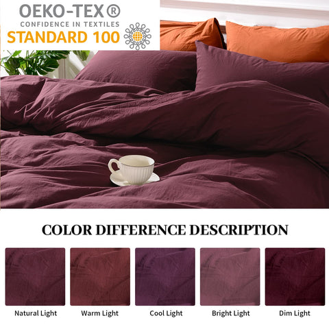 NEXHOME PRO duvet cover with hidden zipper closure for quick, neat bed-making