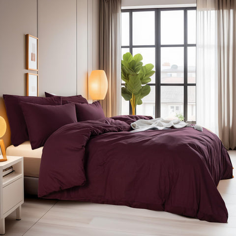 NEXHOME PRO washed cotton fabric close-up highlighting breathability