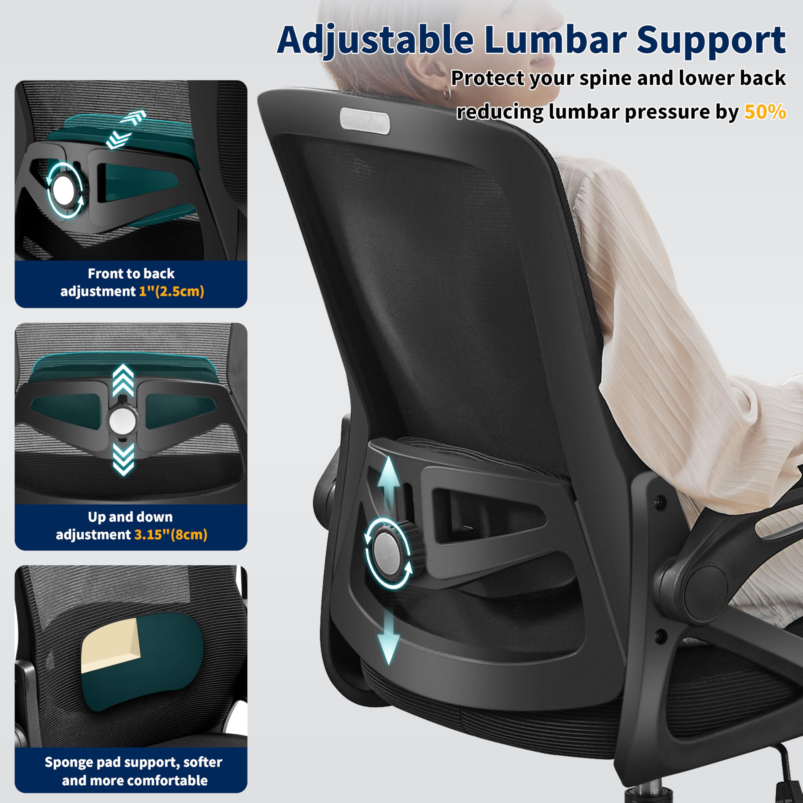 Nexthro chair seat foam cushion provides lasting comfort for extended days.