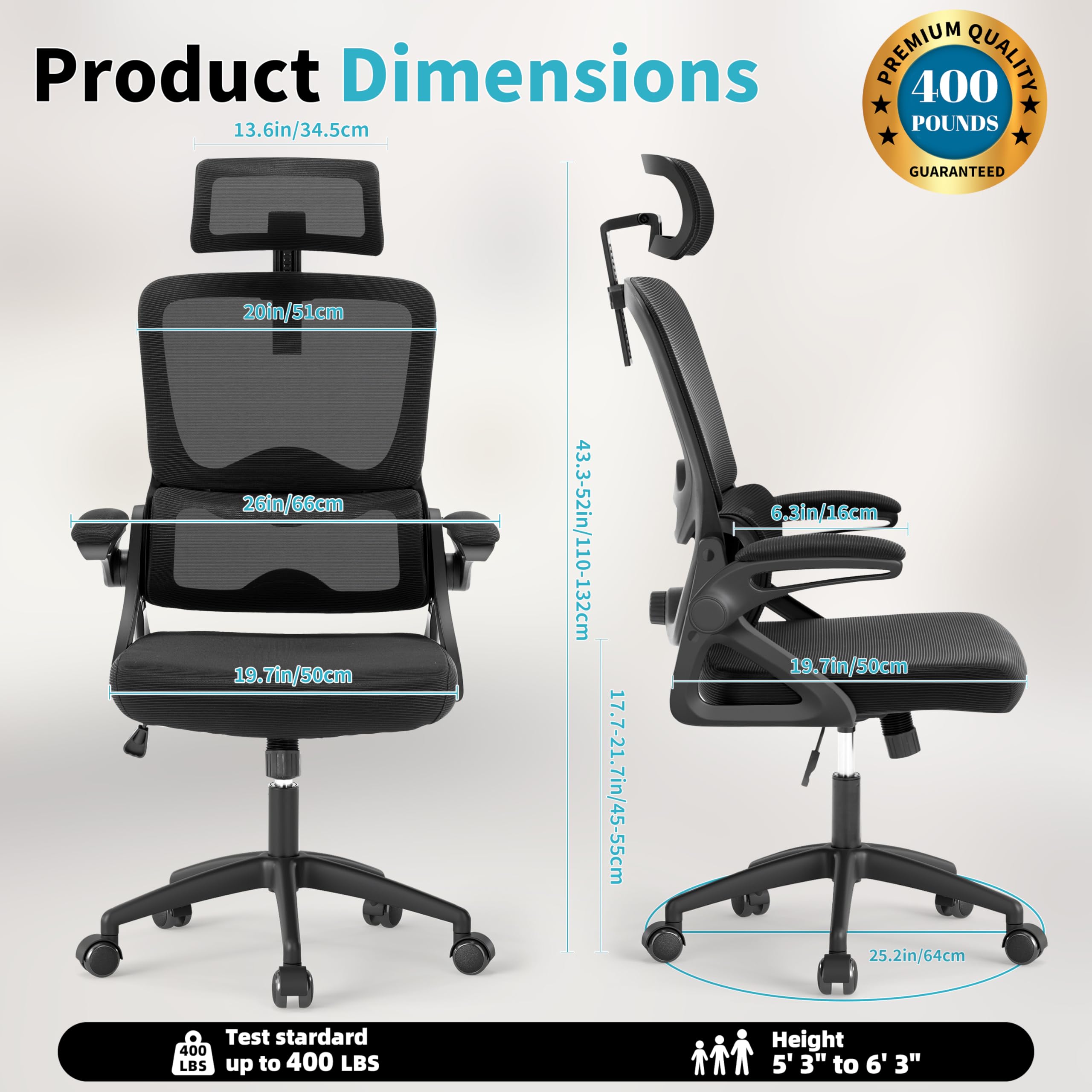 Nexthro ergonomic chair headrest demonstrates neck support with adjustable angles