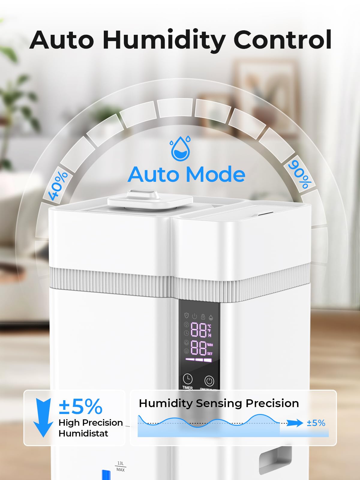 Nexva ultrafine 5-micron mist for clean, even diffusion