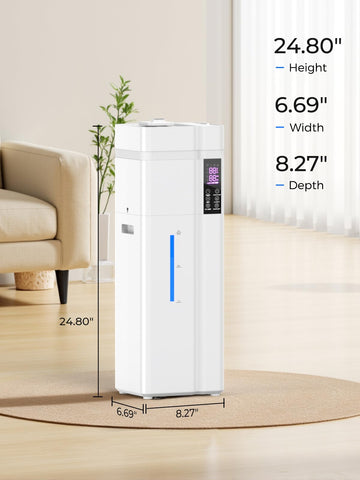 Nexva remote control for easy adjustments from anywhere in the room