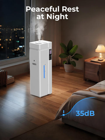Nexva smart humidity sensor maintains stable room moisture automatically