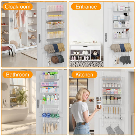 NEYCIL space-saving kitchen use behind a door for clutter-free counters.