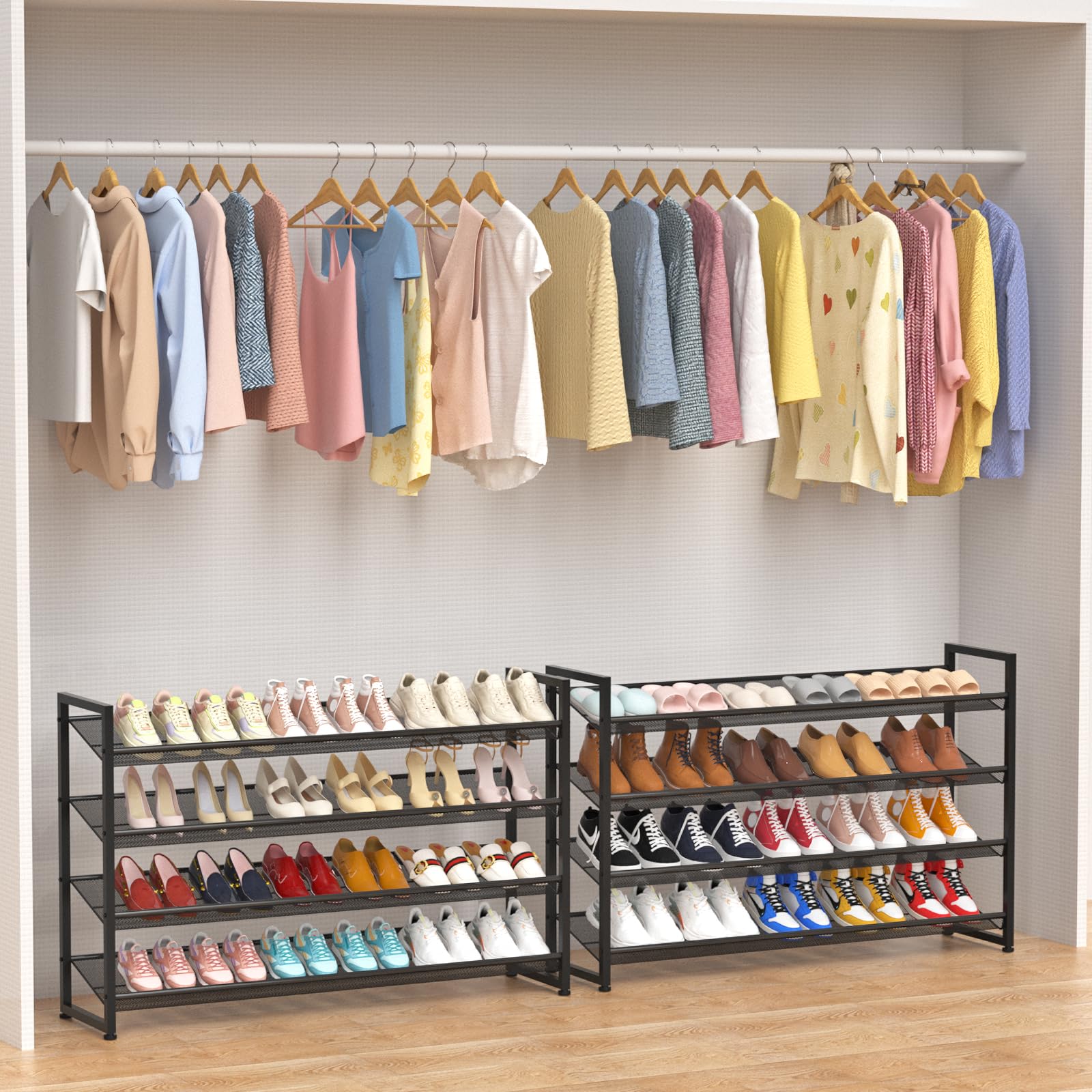 NEYCIL stackable 4tier section demonstrates flexible configuration