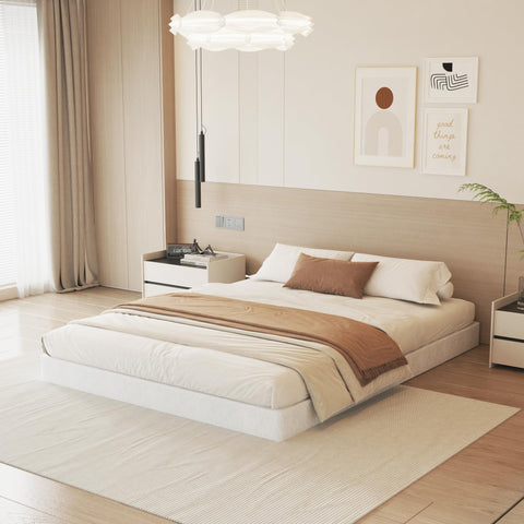NHODIR queen box spring supports up to 3000 lbs for solid support.