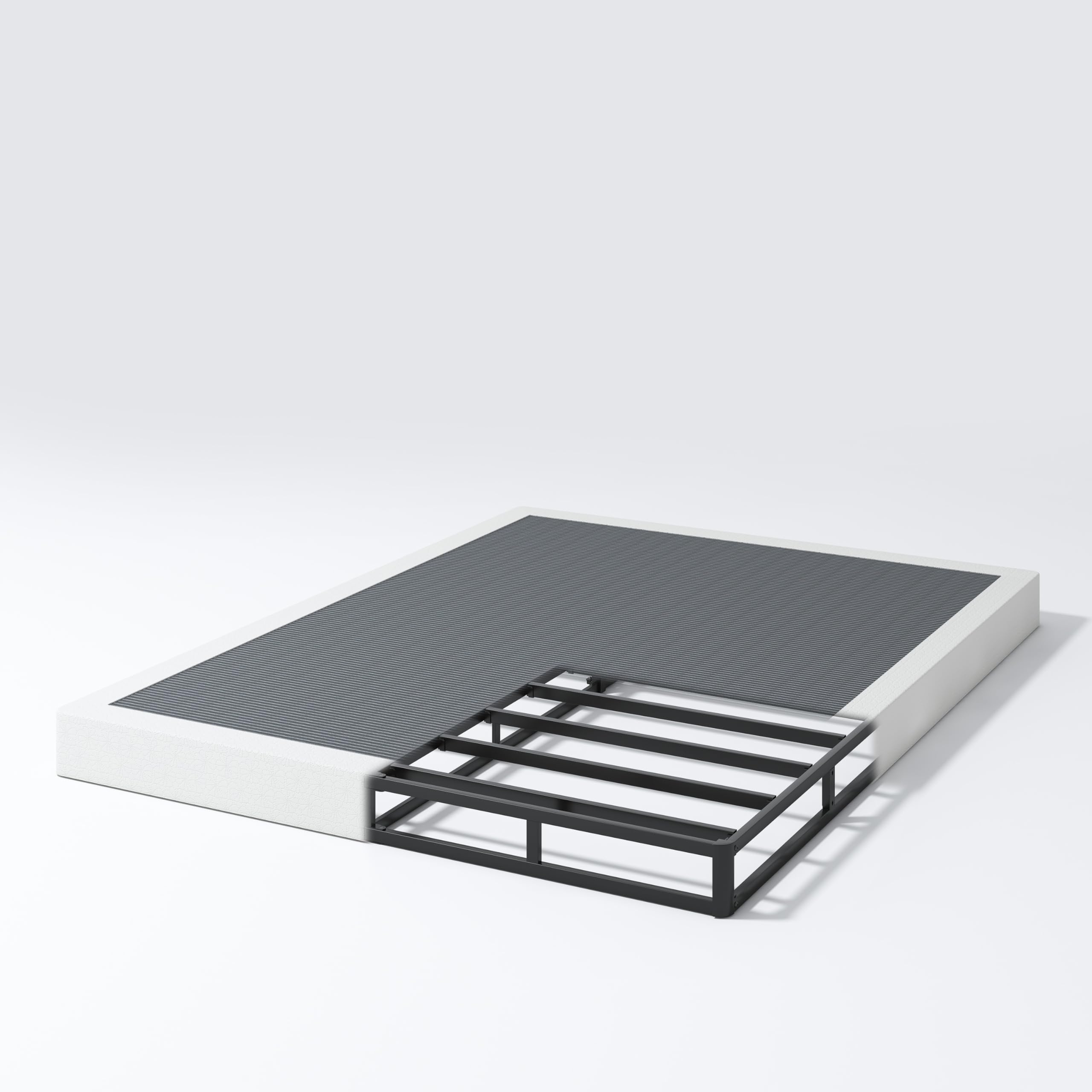 NHODIR bed foundation offers under-bed access for cleaning and air flow.