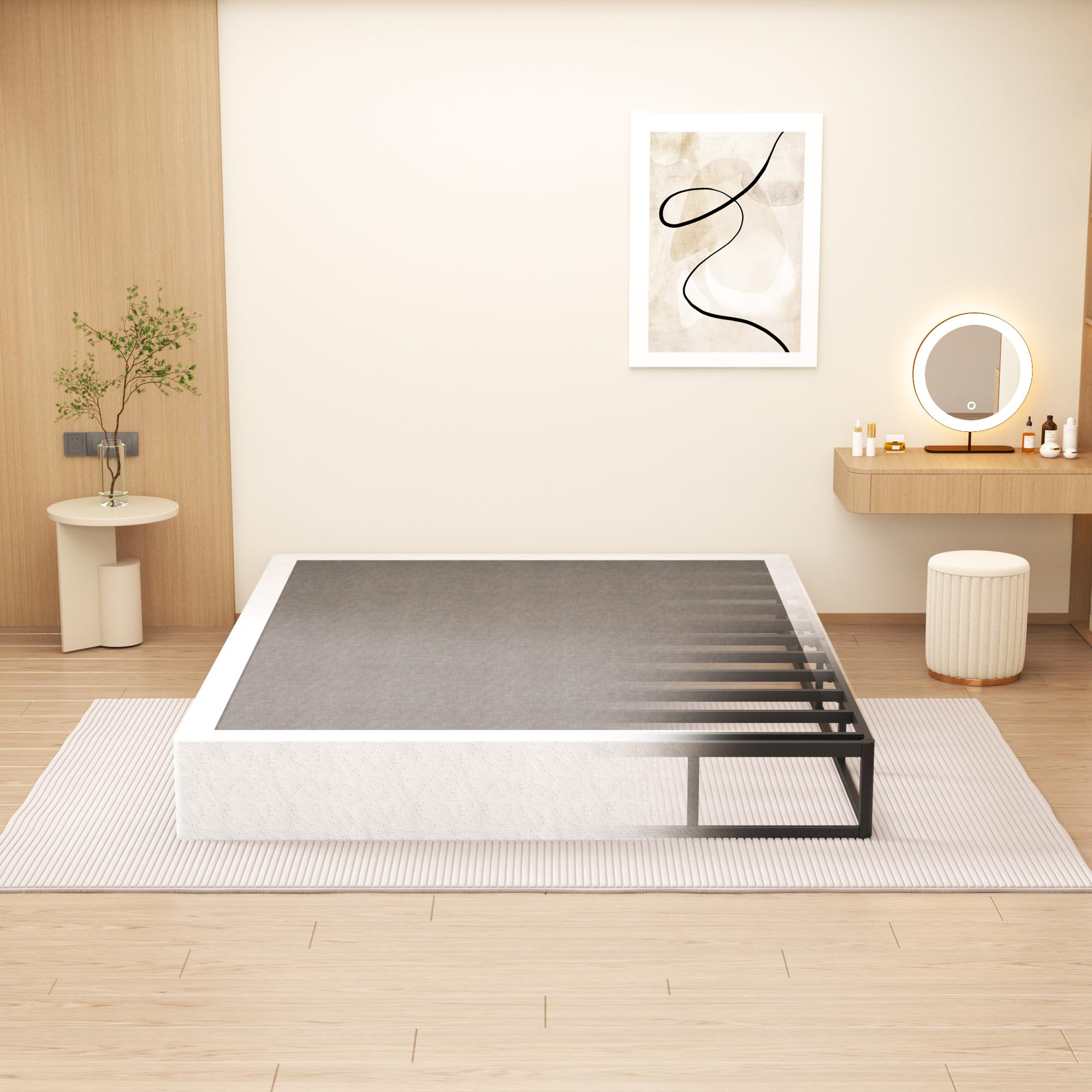 NHODIR metal slats deliver reliable mattress support and longevity