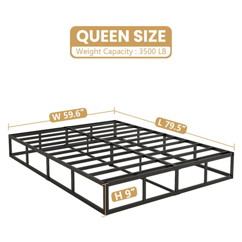 NHODIR queen box spring tool-free assembly in action for quick setup