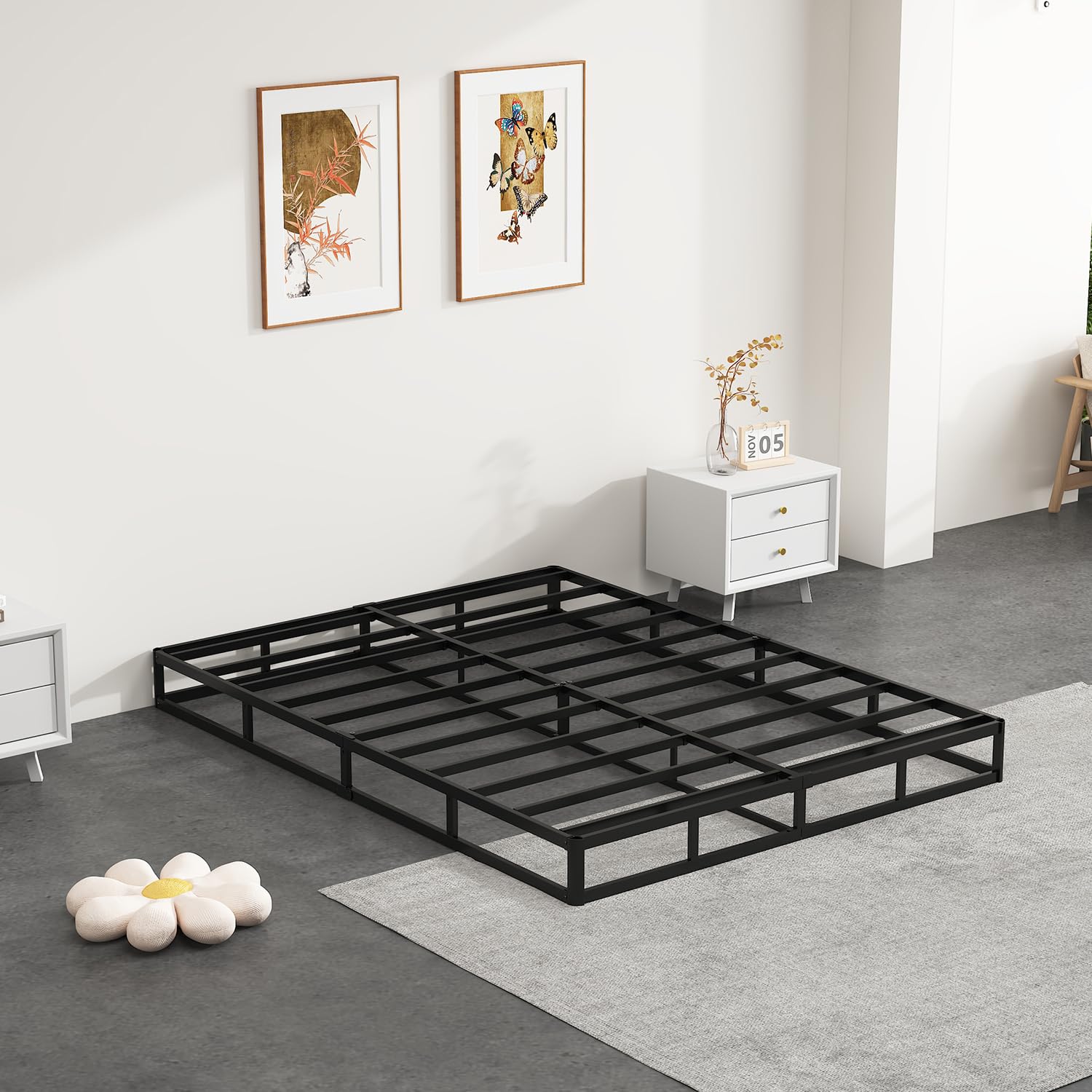 NHODIR removable washable cover protects mattress and stays fresh.