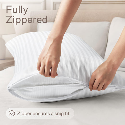 Niagara Sleep Solution 360-degree dust protection cover shields pillows from stains and wear.