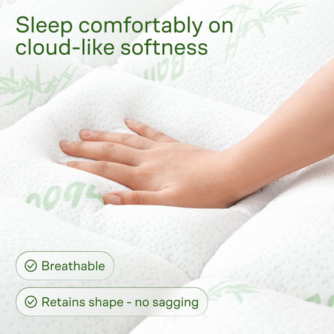 Niagara Sleep Solution bamboo viscose topper highlights breathable comfort