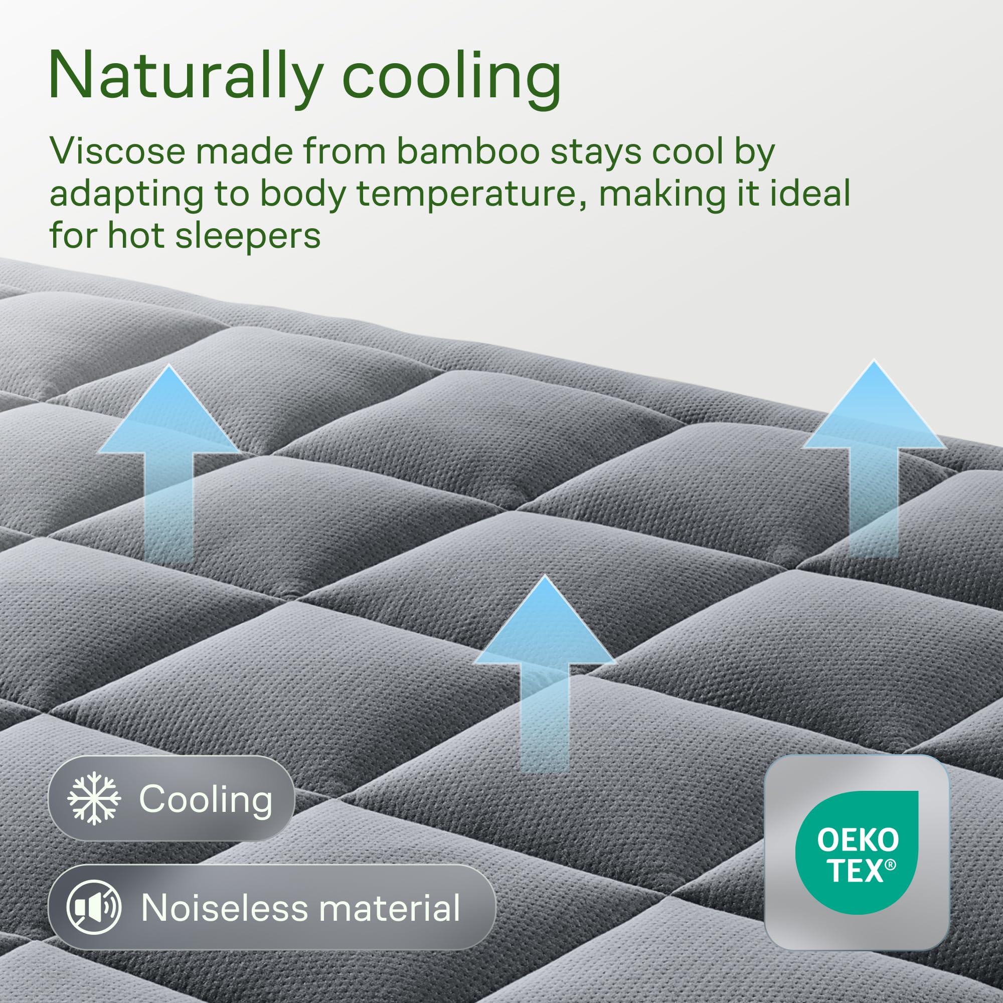 Cooling weave enhances airflow for cooler sleep with Niagara Sleep Solution