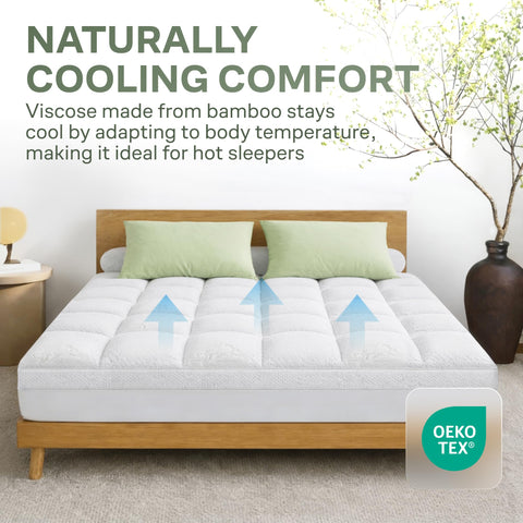 Niagara Sleep Solution deep pocket fit securing topper on tall mattresses