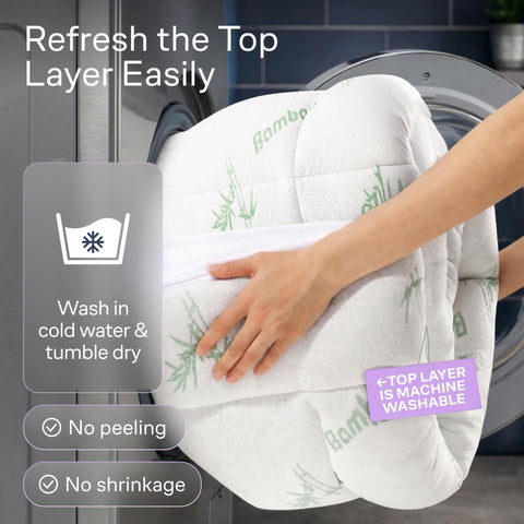 Niagara Sleep Solution durable design supports long-lasting comfort with simple care.