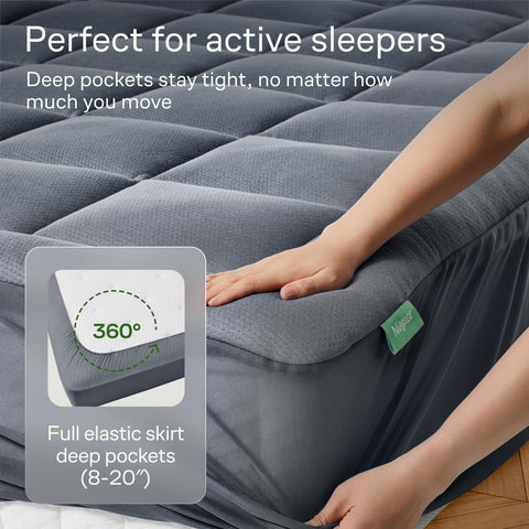 Niagara Sleep Solution machine-washable tag indicates easy care