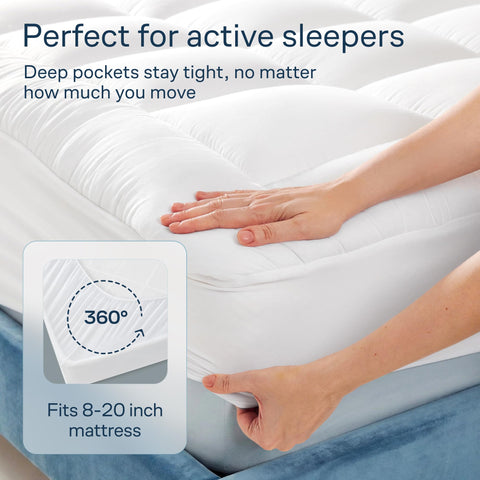 Niagara Sleep Solution Machine-Washable Topper for easy care and maintenance.
