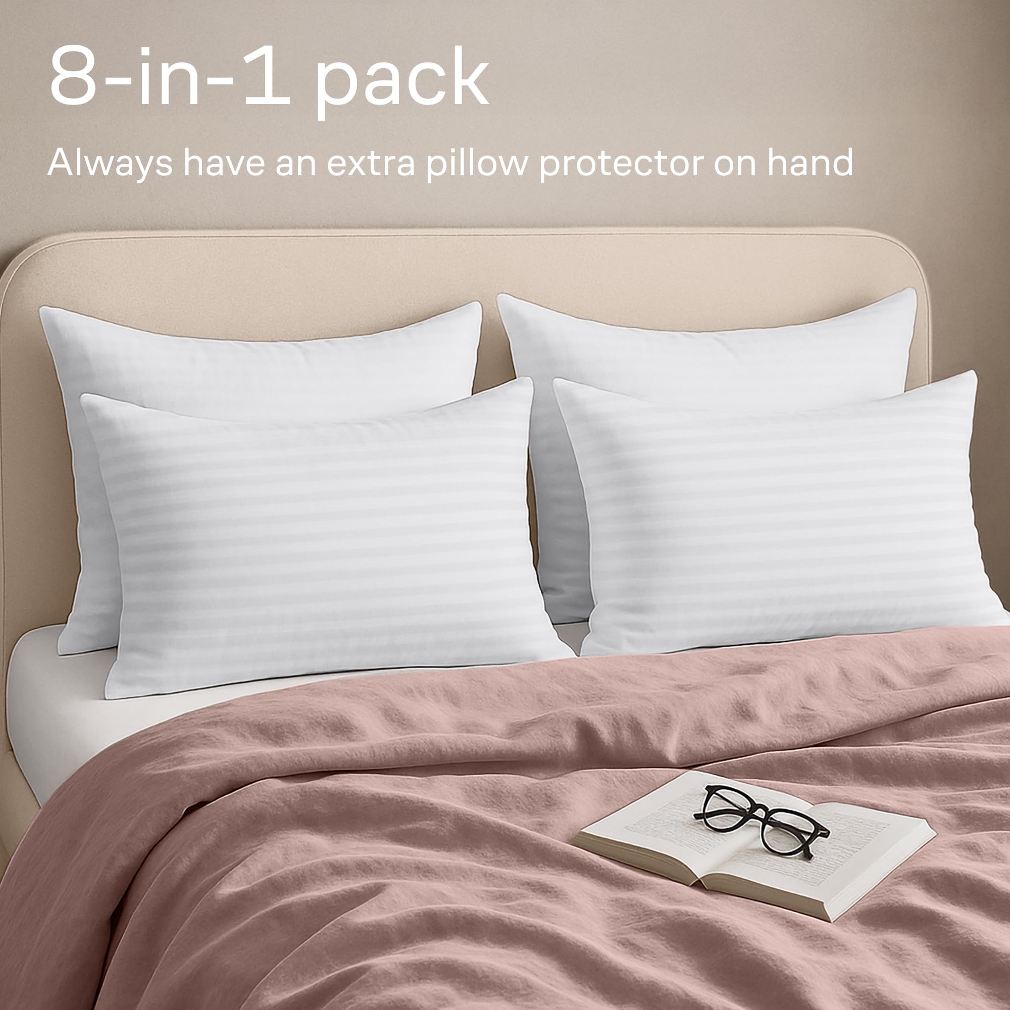 Niagara Sleep Solution washable pillow protectors suit homes and rentals for simple maintenance.