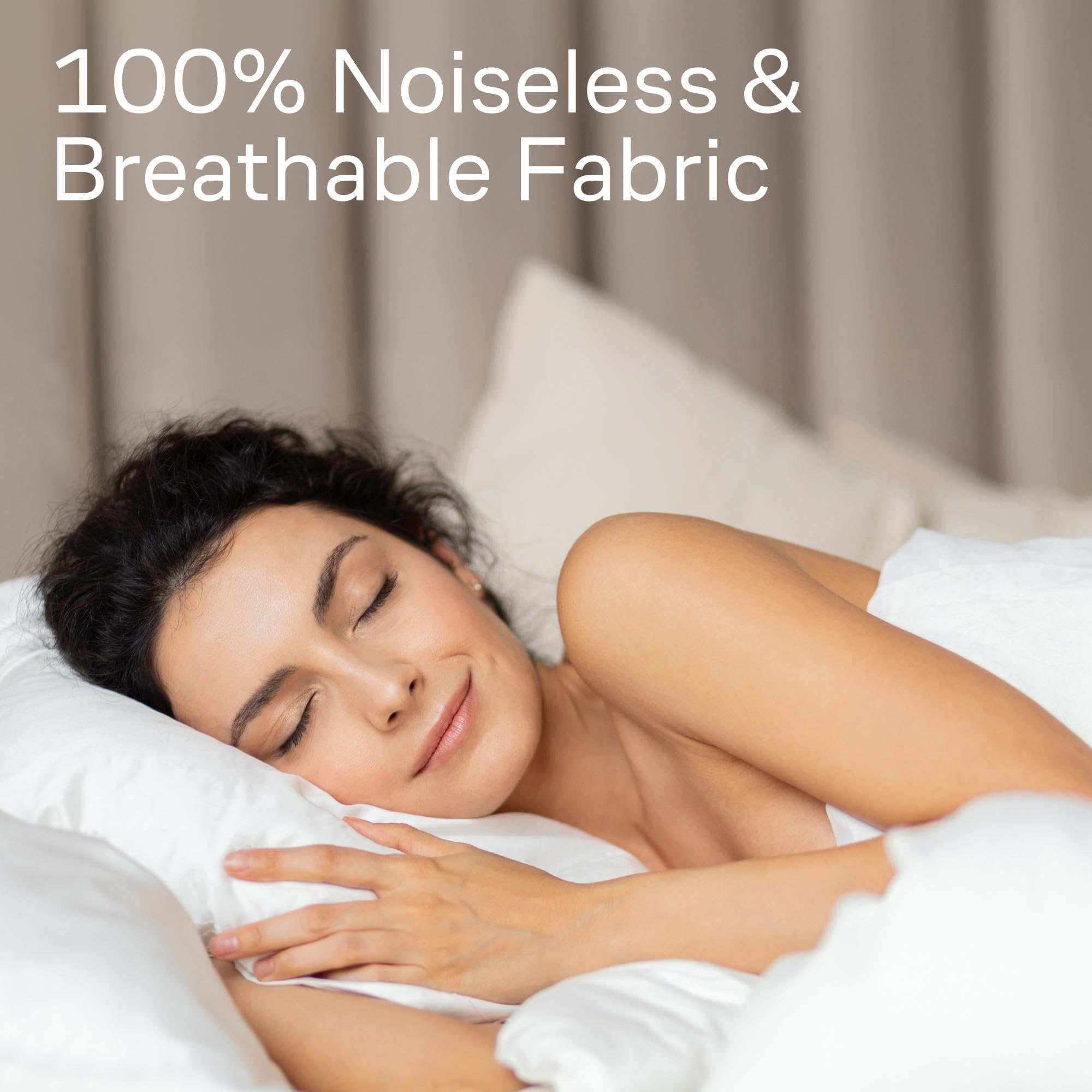 Niagara Sleep Solution white king pillow protector adds a clean look to bedding.